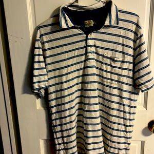 Mens Faherty striped polo